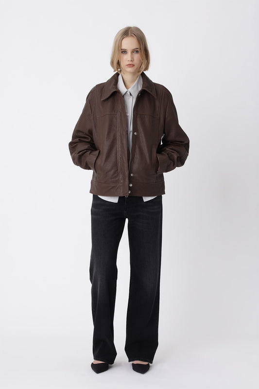 Katie Leather Jacket - Won Hundred Online Store