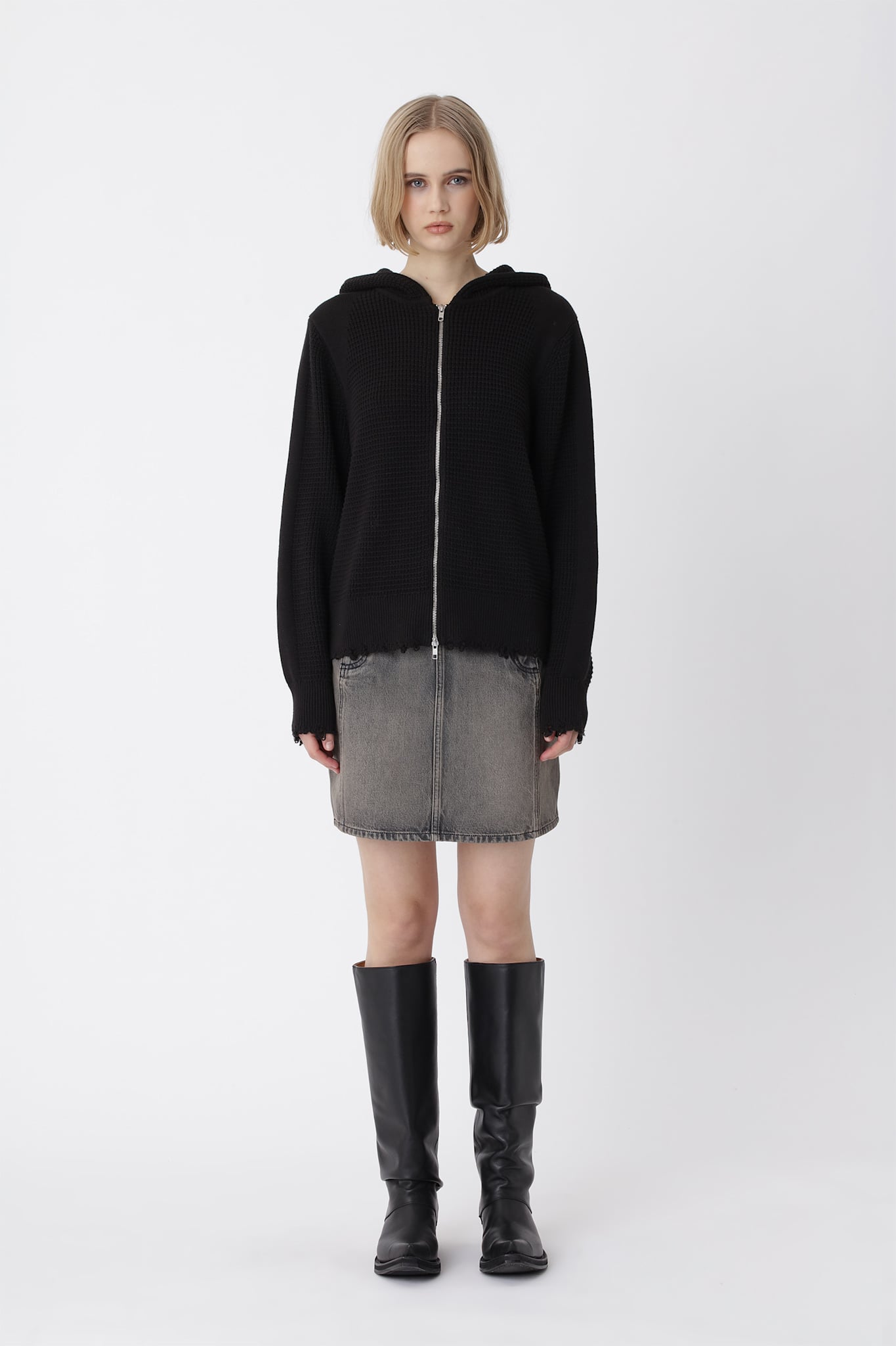 Glasgow Knit Hood W - Won Hundred Online Store