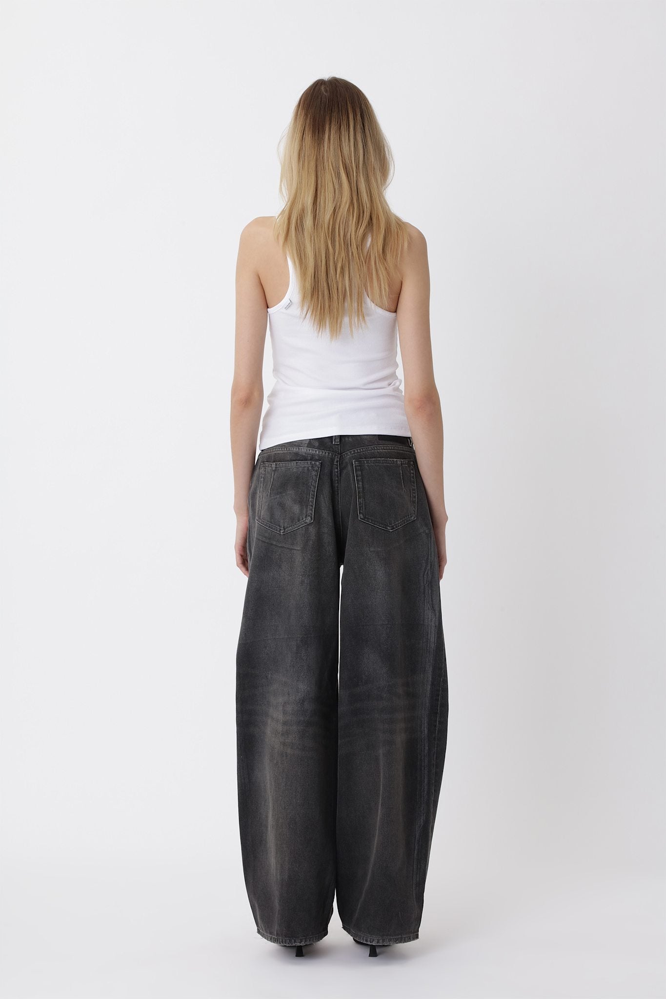 Lyon Coated 80s Black Jeans W - Won Hundred Online Store