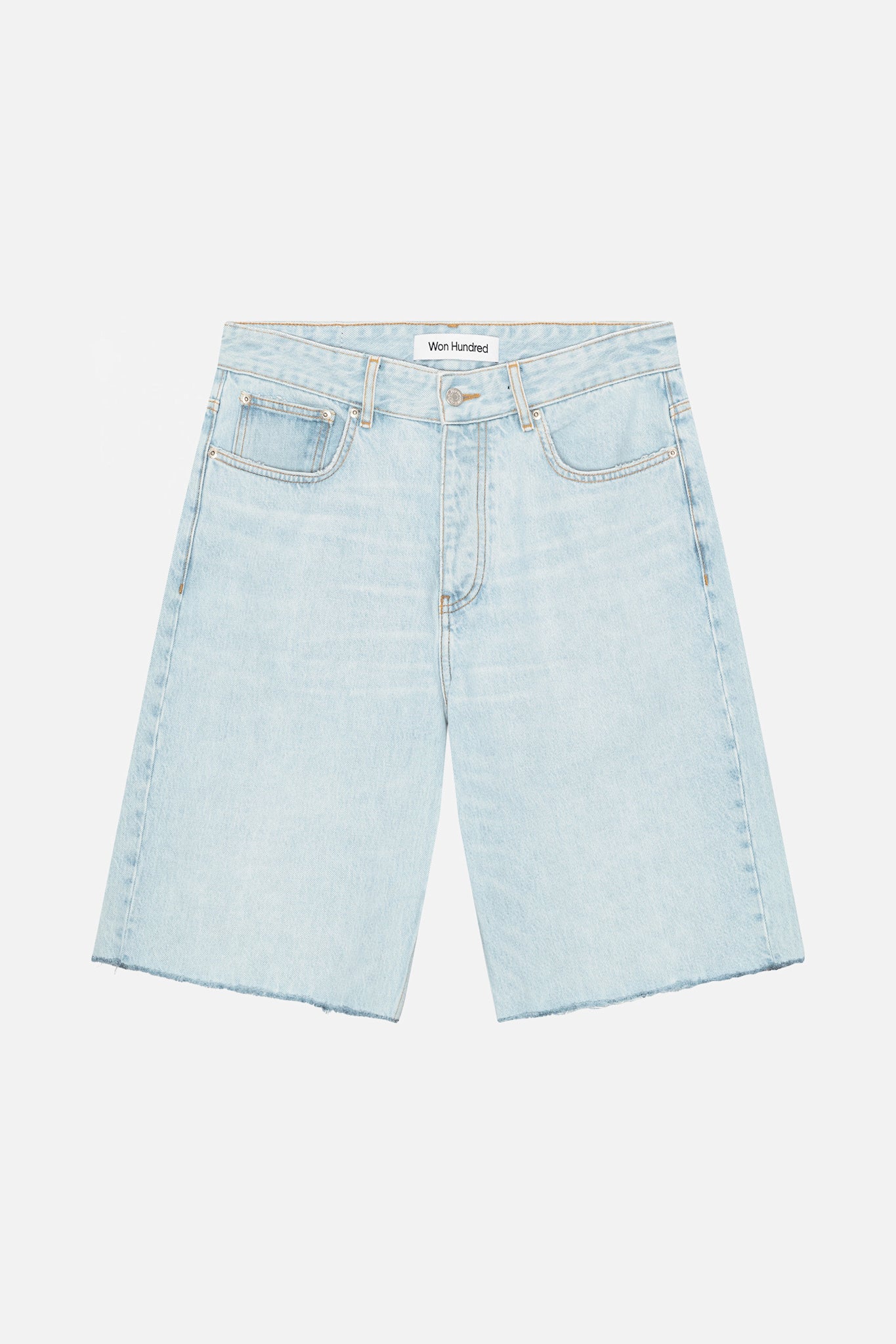 Kayce Soft Blue Denim Shorts - Won Hundred Online Store