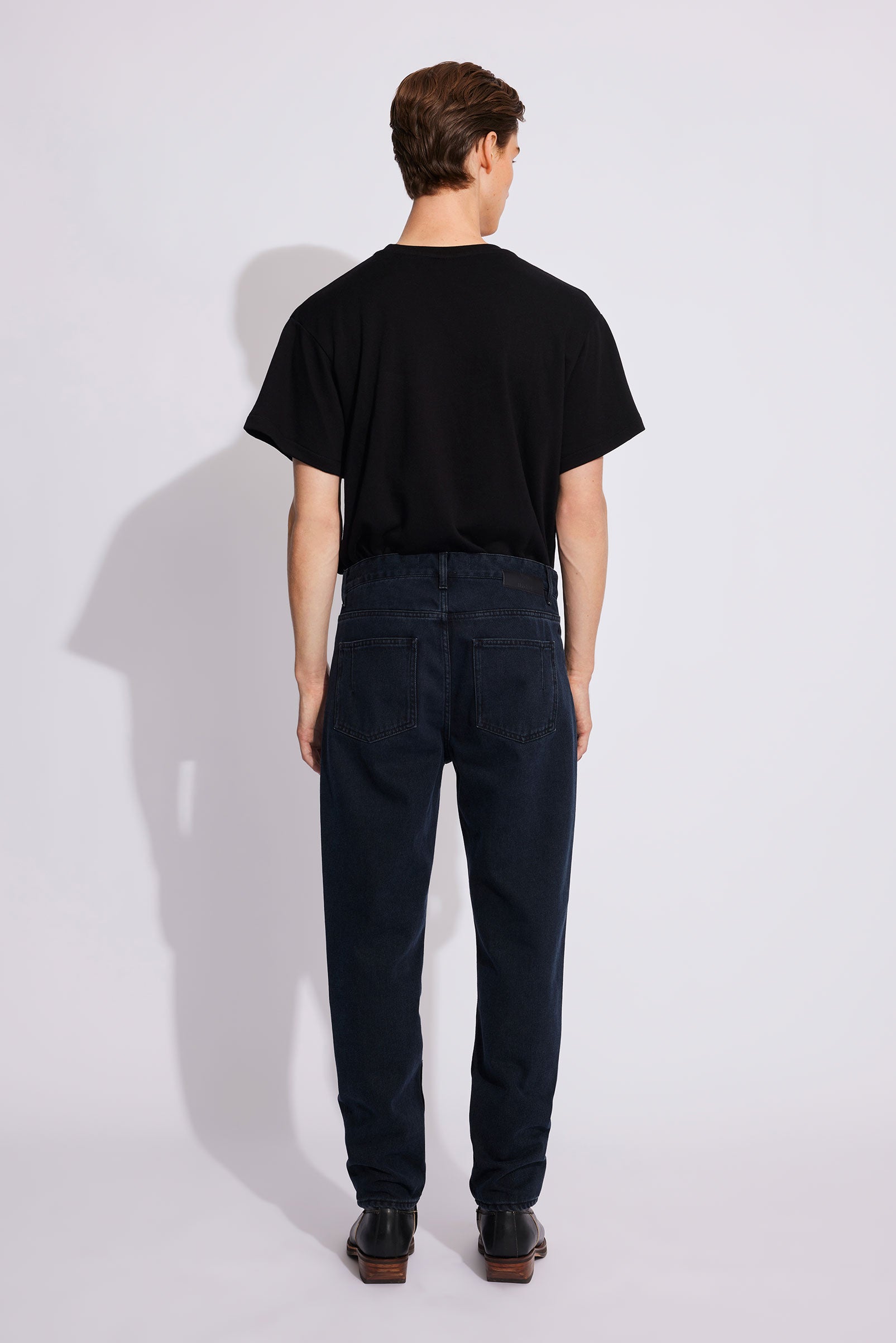 Won Hundred Men Ben 5-Pockets Rinsed Blue Black