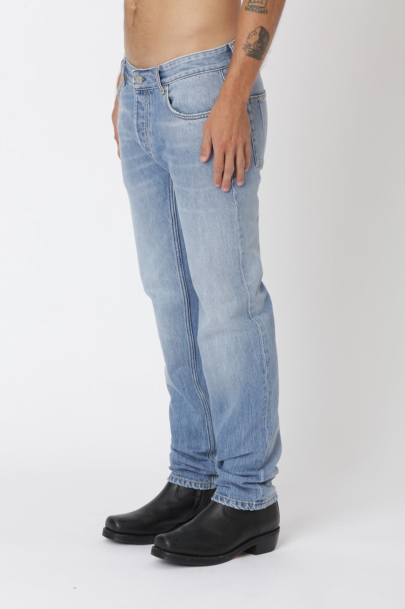 Won Hundred Men Ben R50 Light Blue 5-Pockets R50 Light Blue