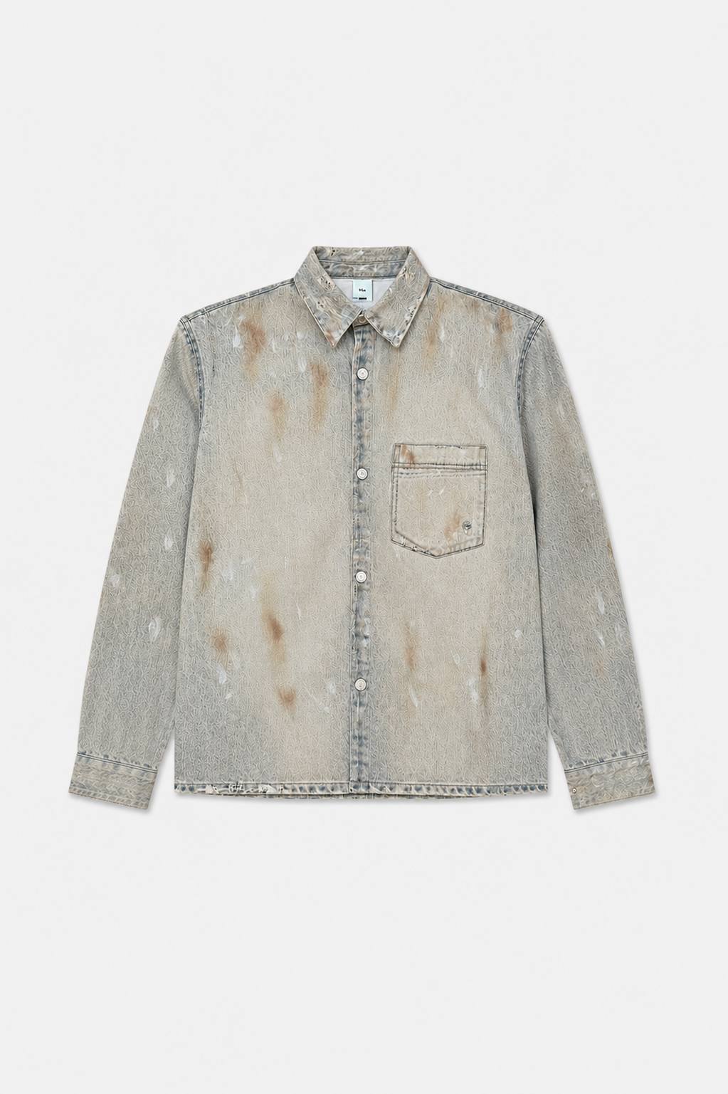 Maza Printed Denim Shirt - Won Hundred Online Store