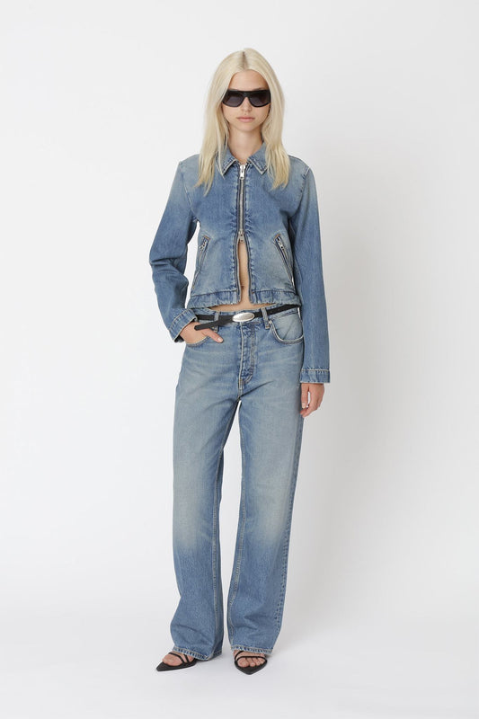 Won Hundred Women Dalia 80s light blue Jacket Denim 80s Light Blue