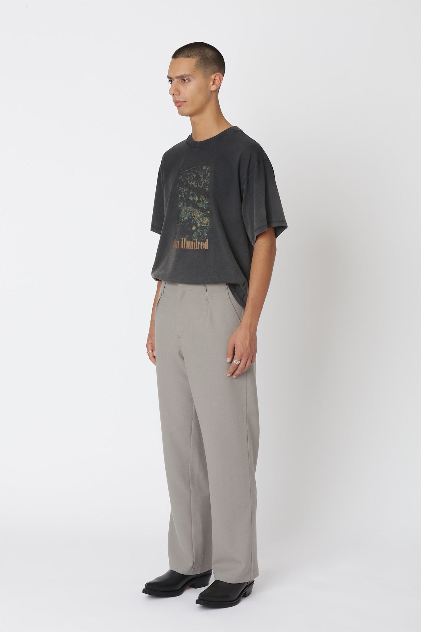 Won Hundred Men Ezrah Trousers Trousers Khaki