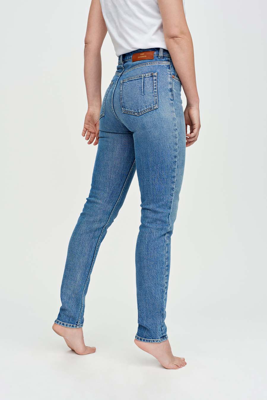 Won Hundred Women Marilyn B 5-Pockets True Blue Six