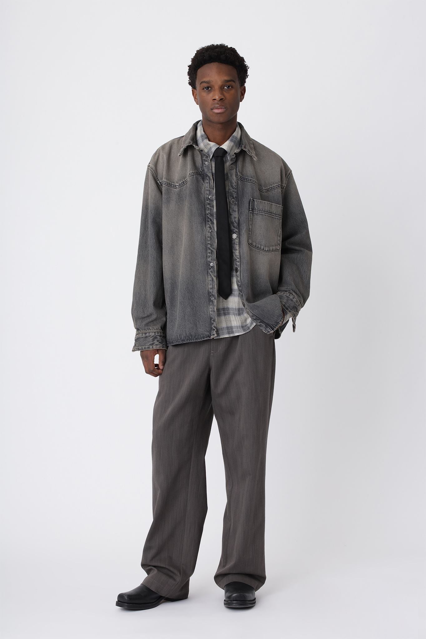 Zayne Denim Shirt - Won Hundred Online Store
