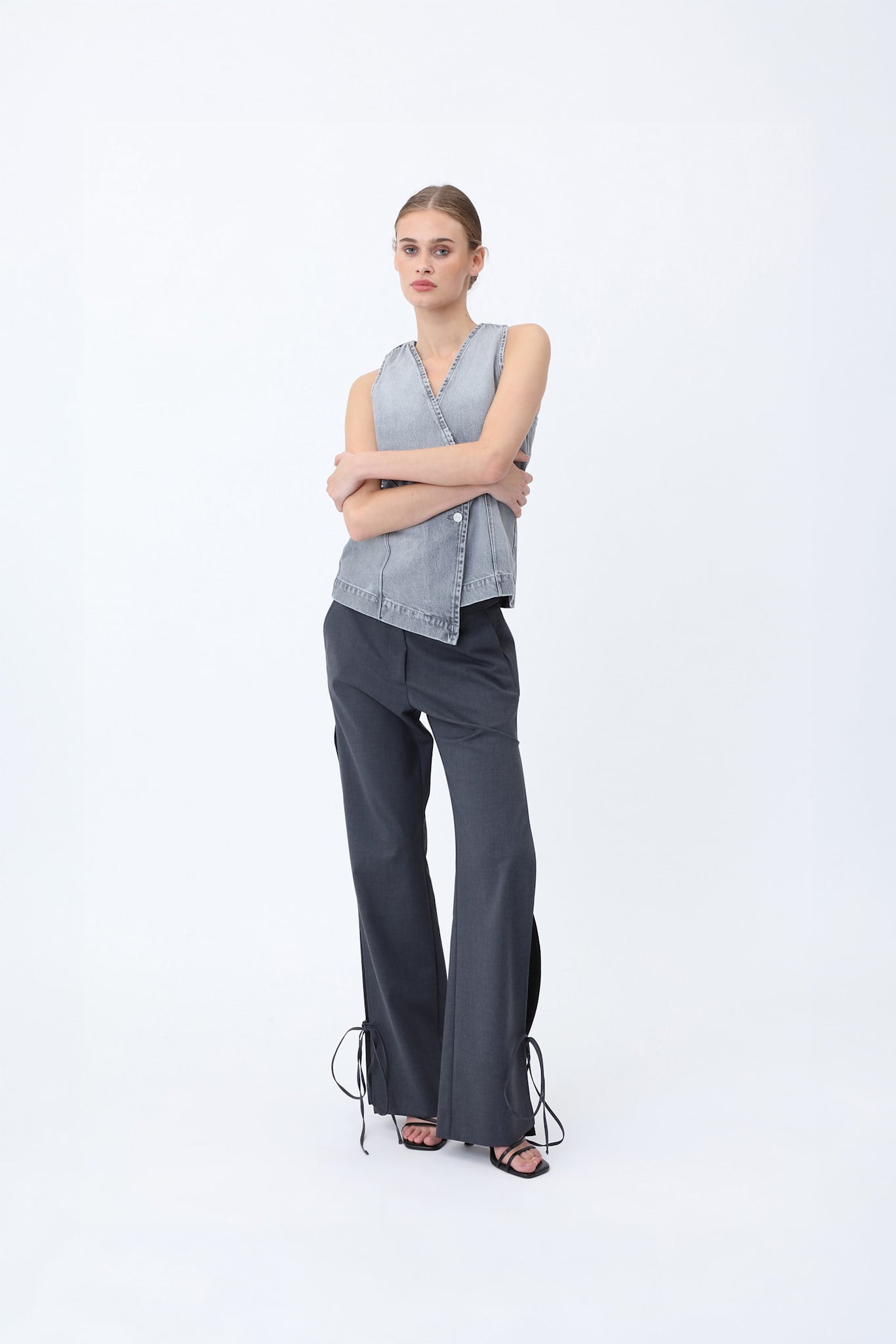 Oliva Denim Vest - Won Hundred Online Store